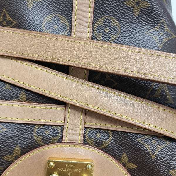 DUFFLE Monogram Coated Canvas Brown
