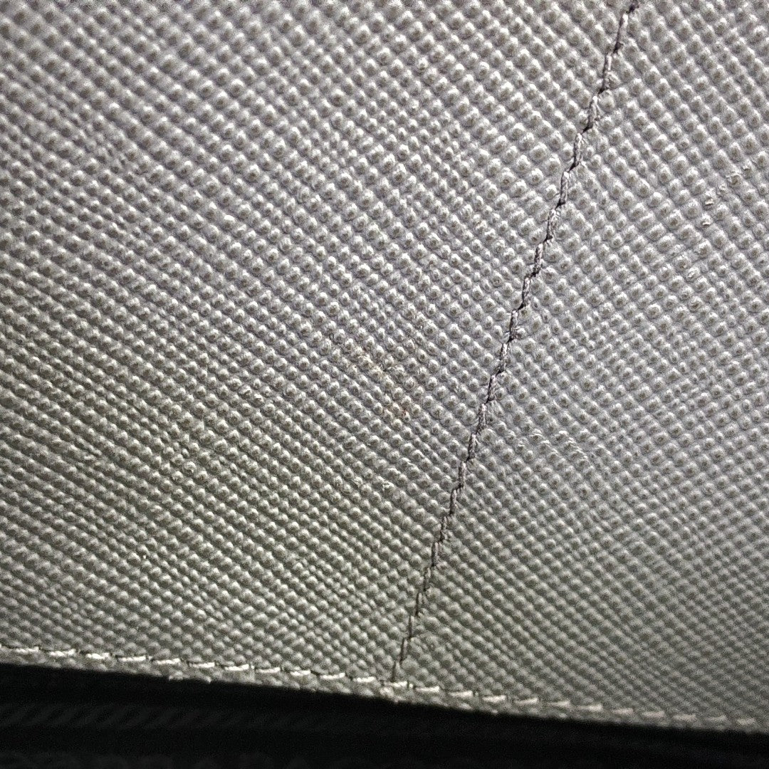 Galleria Large Saffiano Calfskin Gray