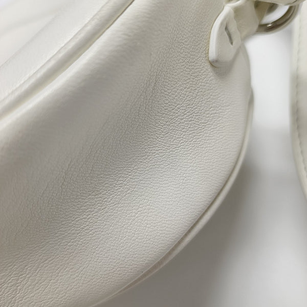 Lambskin Crossbody Bag White