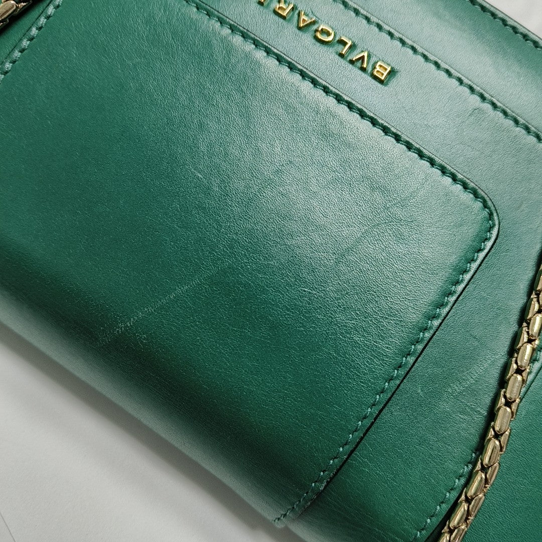 SERPENTI FOREVER Small Calfskin Green