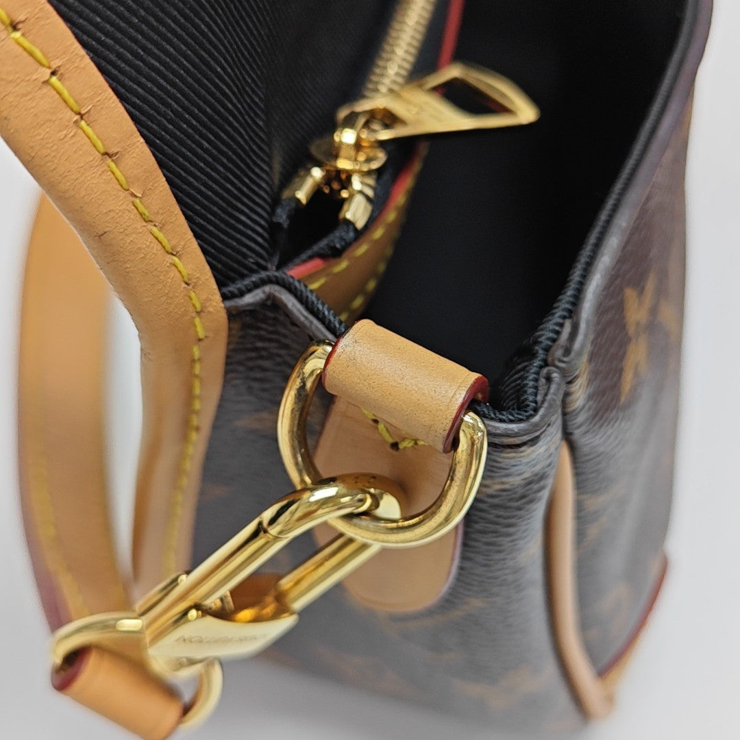 DIANE Monogram Coated Canvas Brown