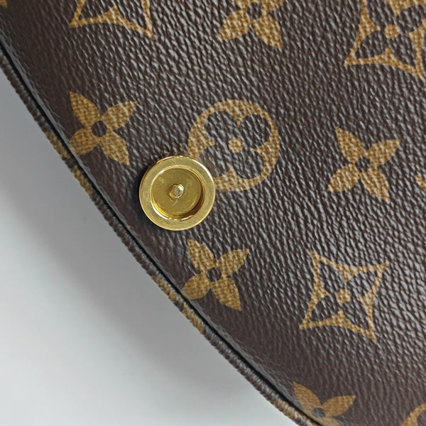 SAUMUR BB Monogram Coated Canvas Brown