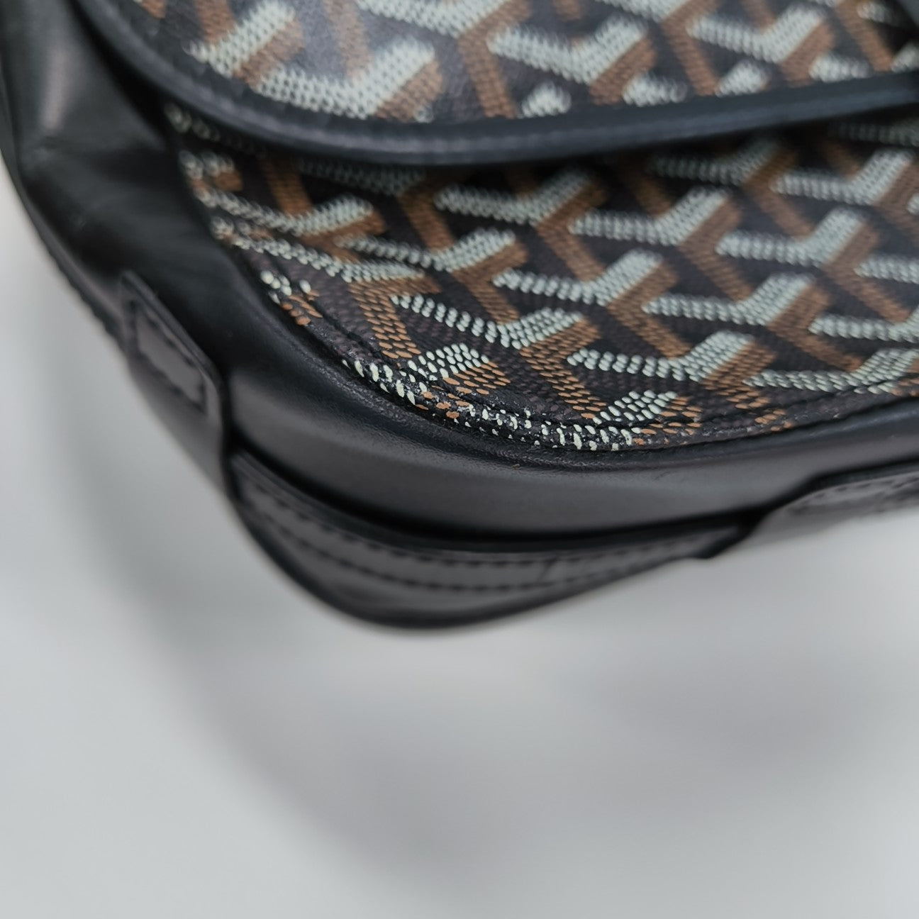 Belvedere Coated Canvas Black