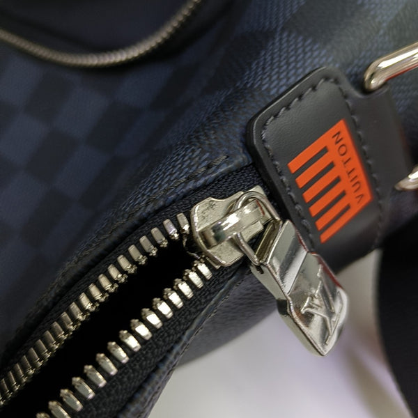 DISCOVERY Damier Coated Canvas Blue