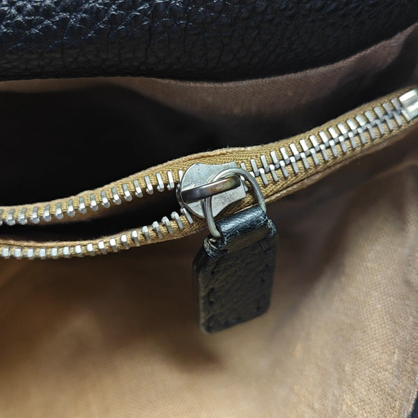 Quilted Calfskin Shoulder Bag Black