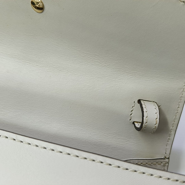 Sylvie Mini Calfskin White