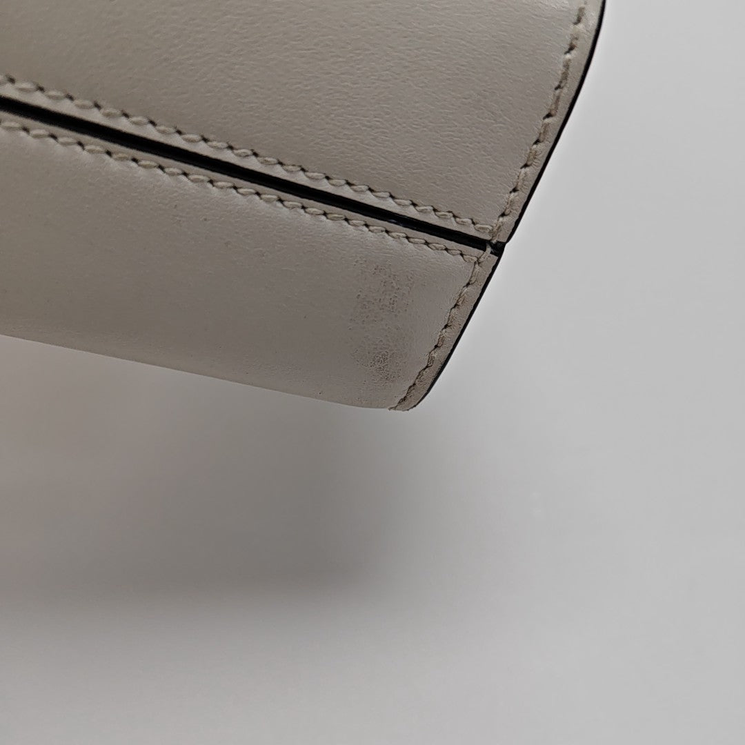 Calfskin Shoulder Bag White