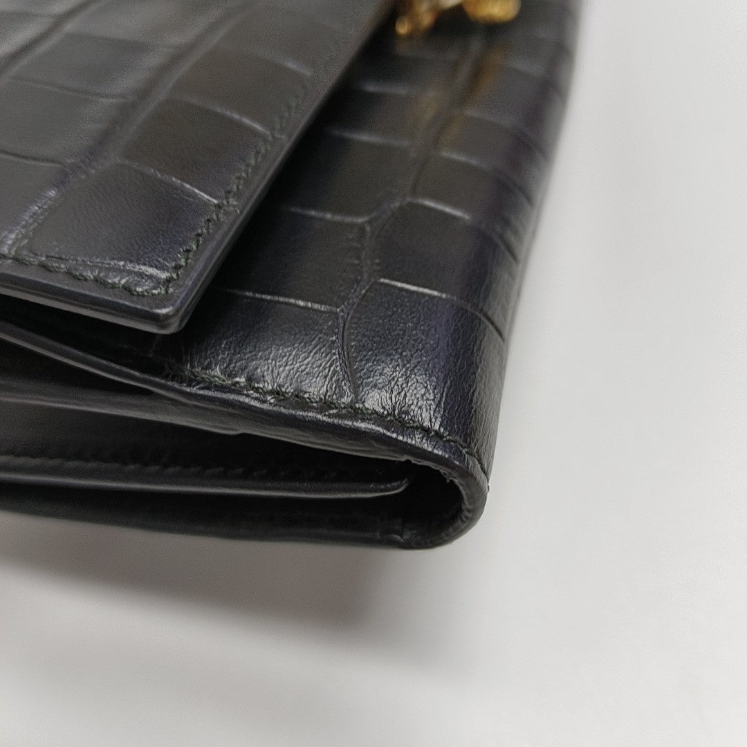 Calfskin Wallet Black
