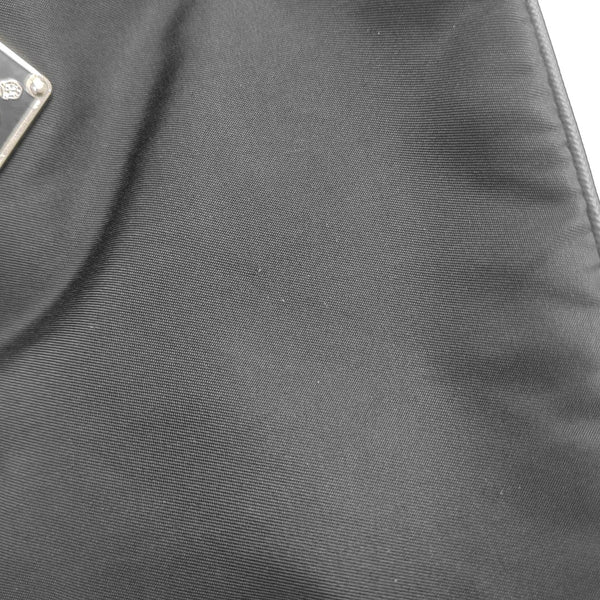 Nylon Top Handle Bag Black
