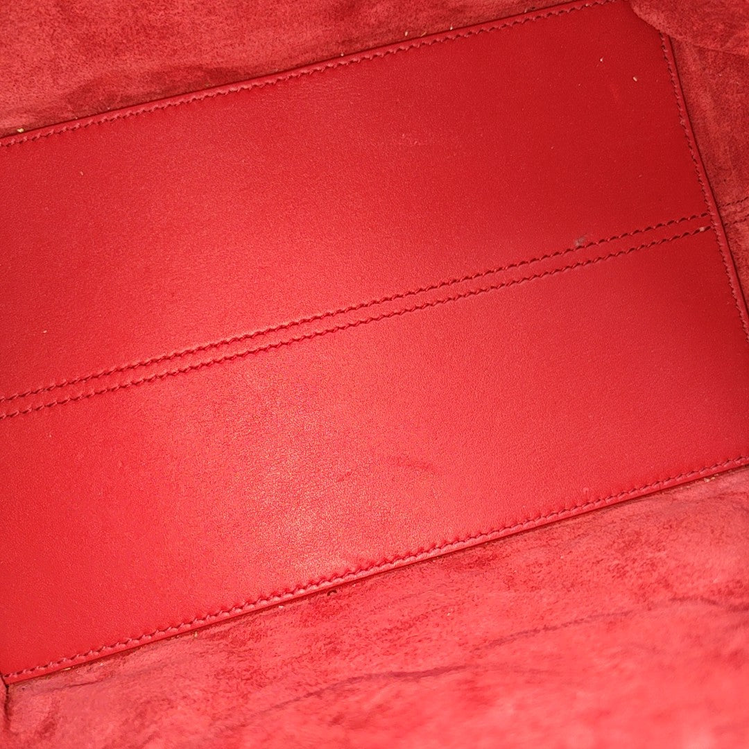 Toujours Small Cannage Calfskin Red