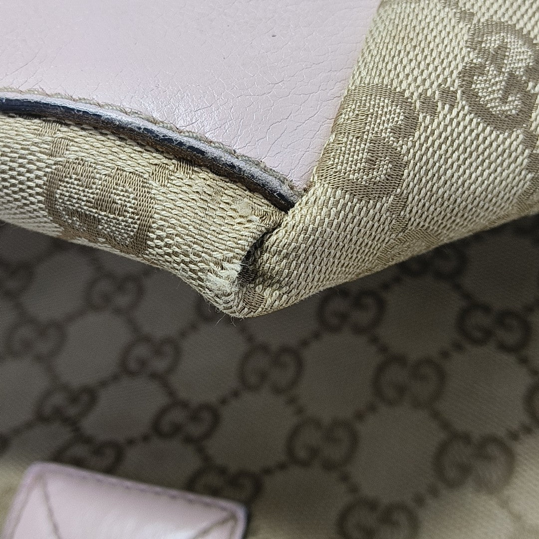 Monogram Canvas Tote Bag Brown
