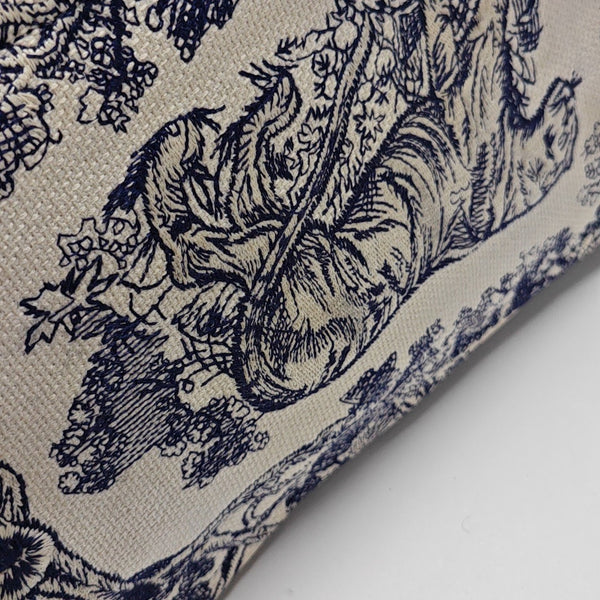 Book Tote Medium Canvas Blue