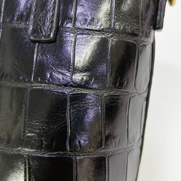 Calfskin Shoulder Bag Black