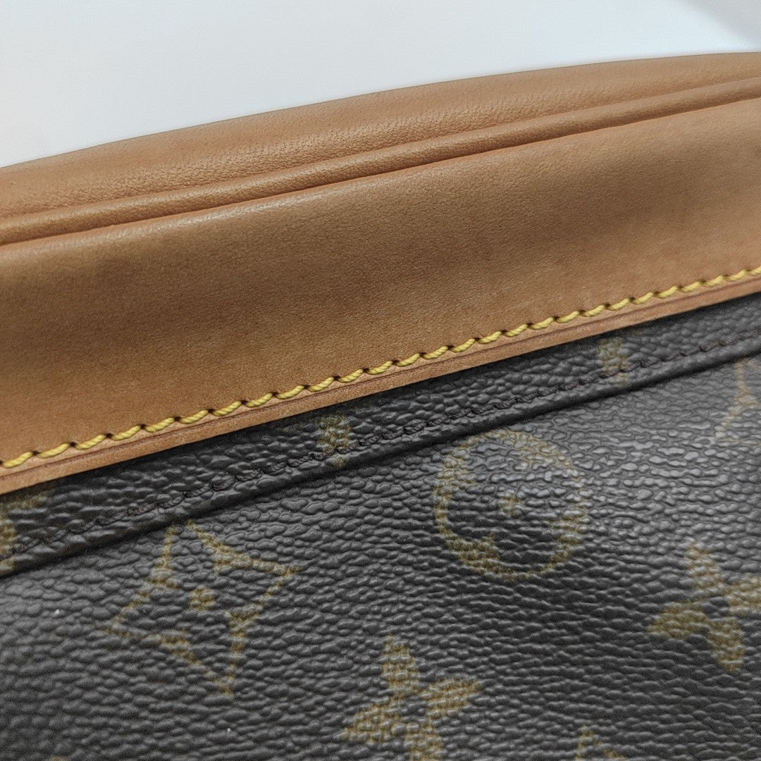 MONTSOURIS MM Monogram Coated Canvas Brown