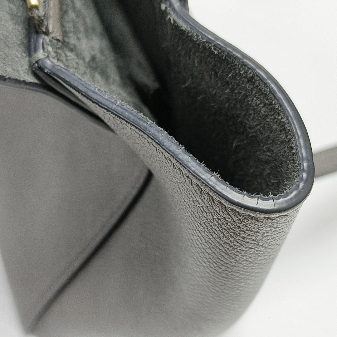 BELT Micro Calfskin Gray