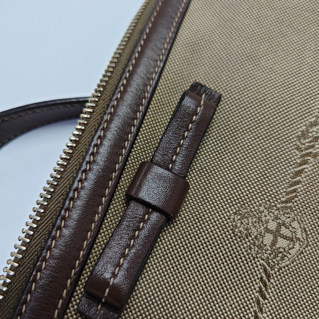 Canvas Shoulder Bag Brown