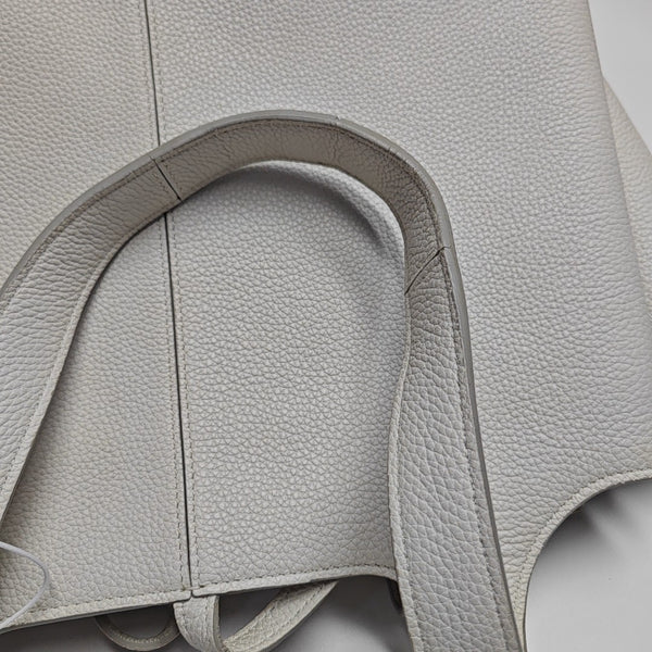 TRI FOLD Calfskin White