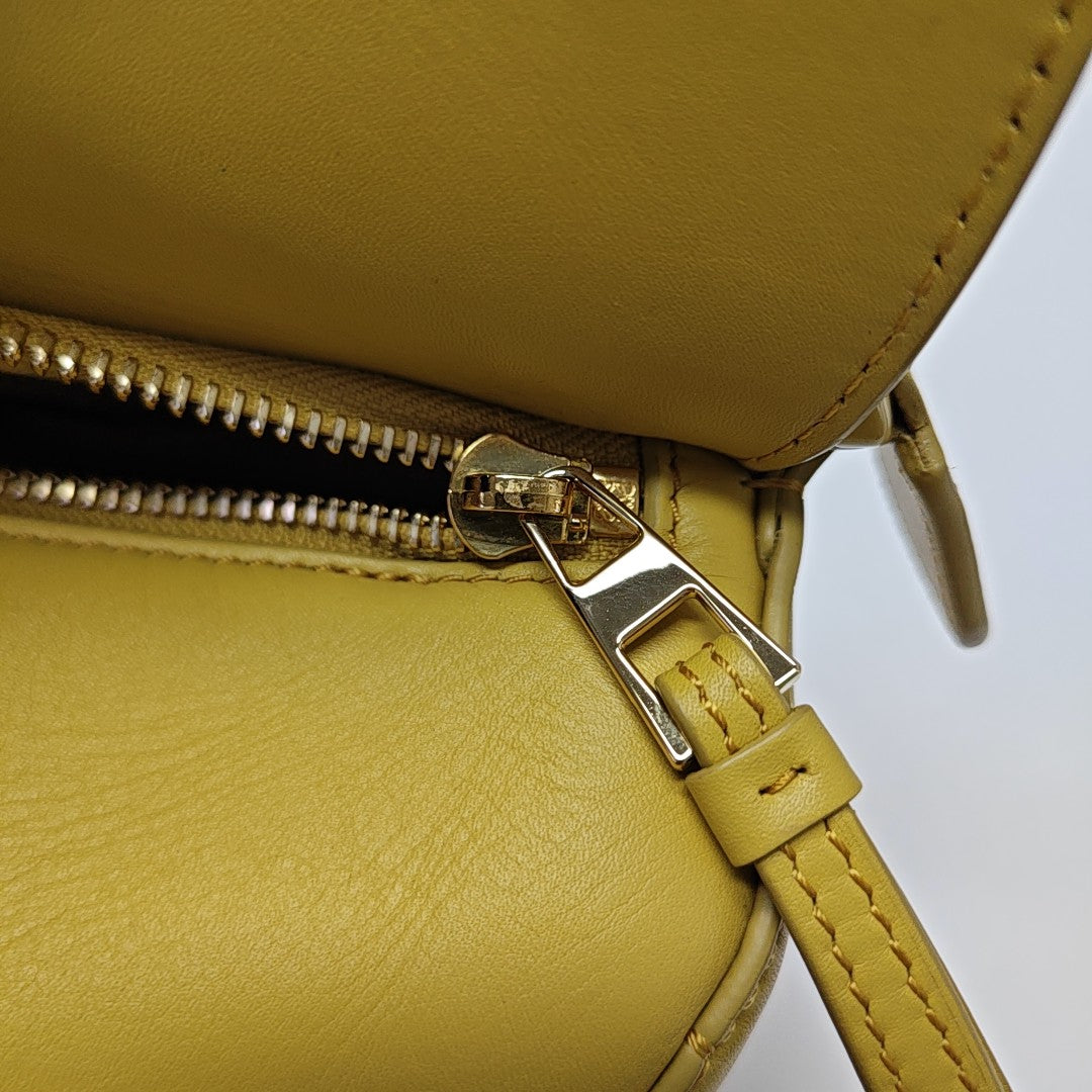 Puzzle Small Calfskin Yellow