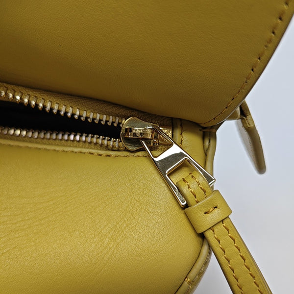 Puzzle Small Calfskin Yellow