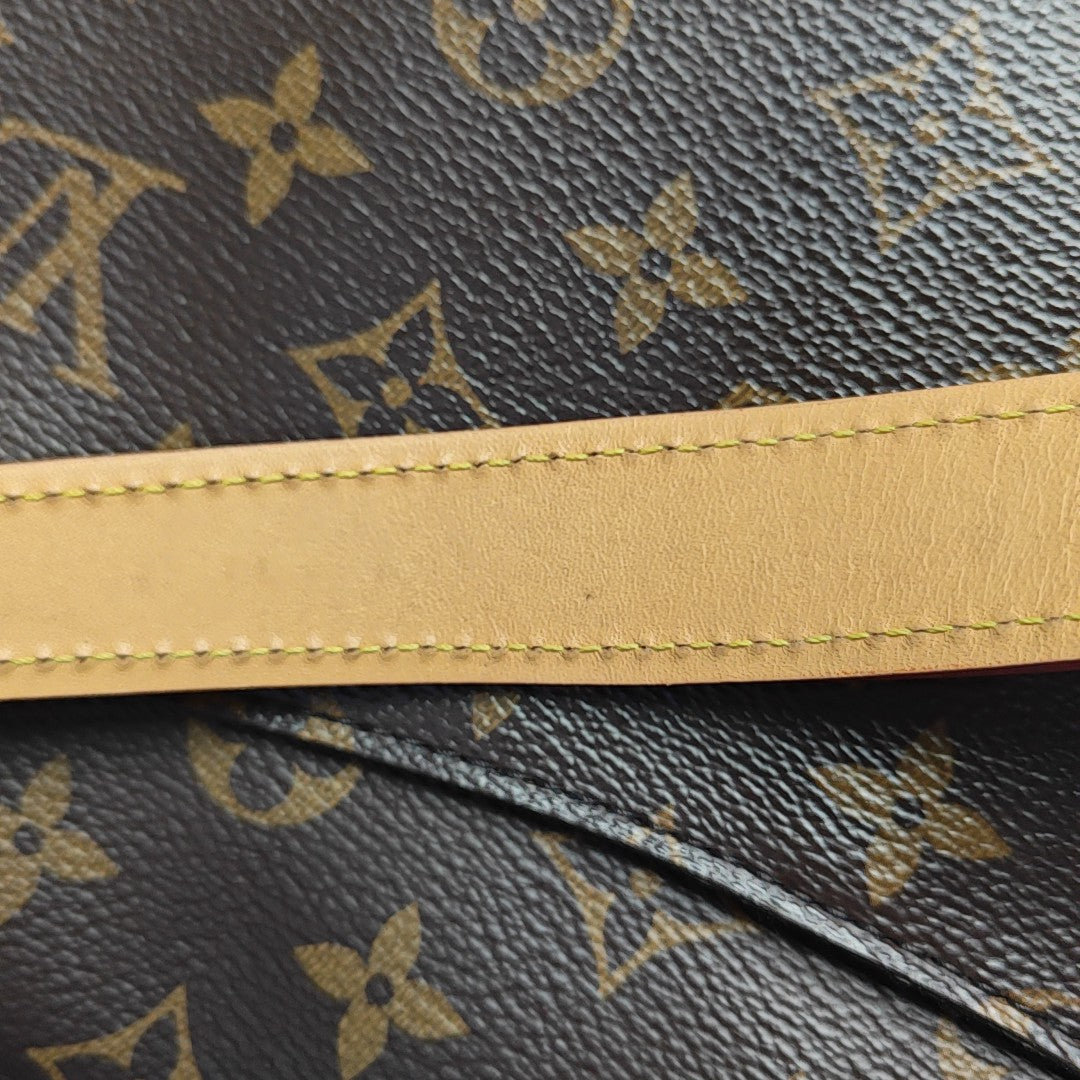 DIANE Monogram Coated Canvas Brown
