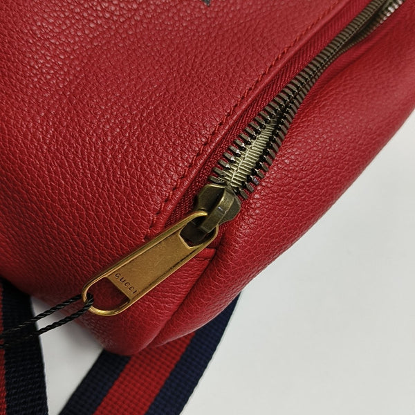 Print Large Calfskin Red