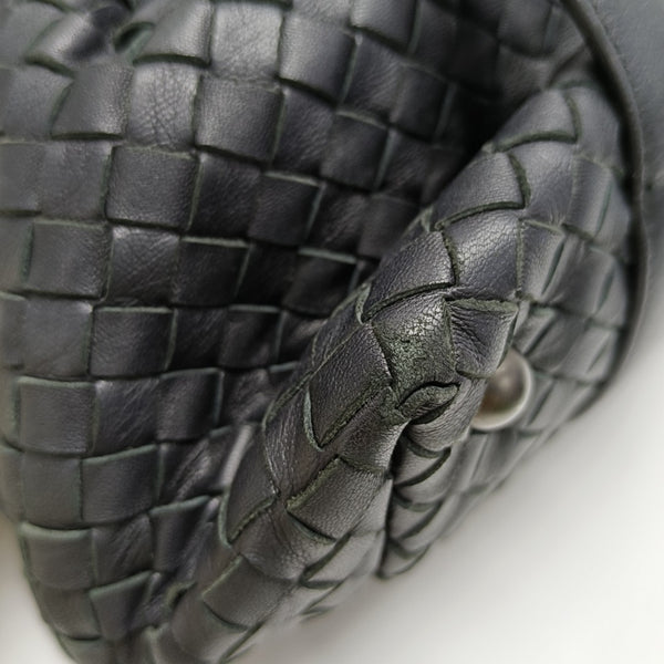 Lambskin Top Handle Bag Black