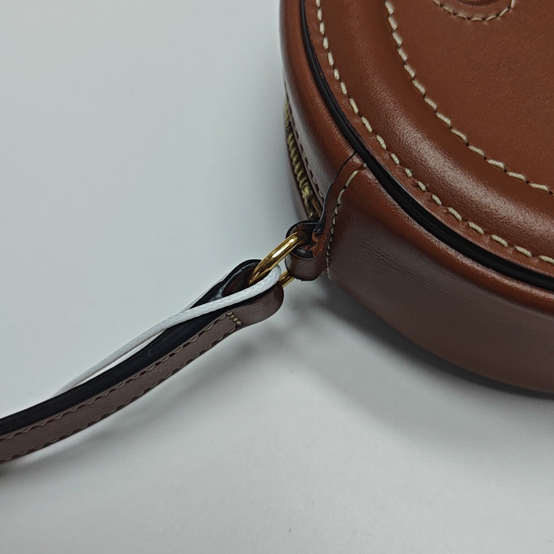 TRIOMPHE Small Calfskin Brown