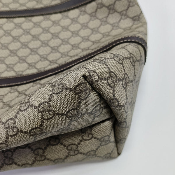 Monogram Coated Canvas Tote Bag Beige