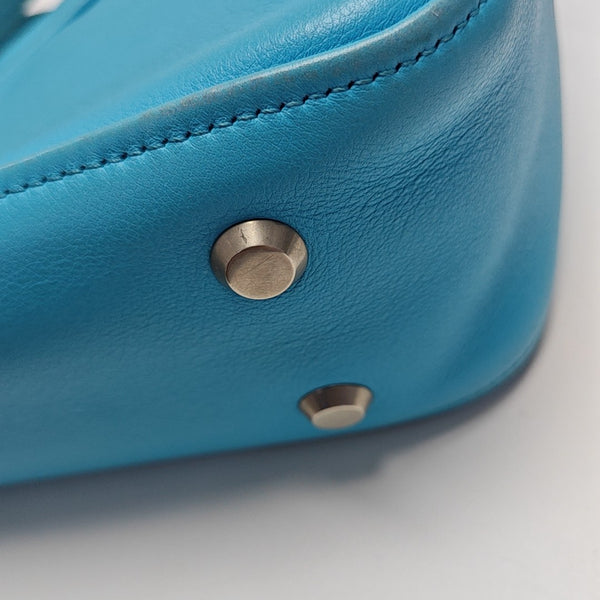 Triangle Calfskin Blue