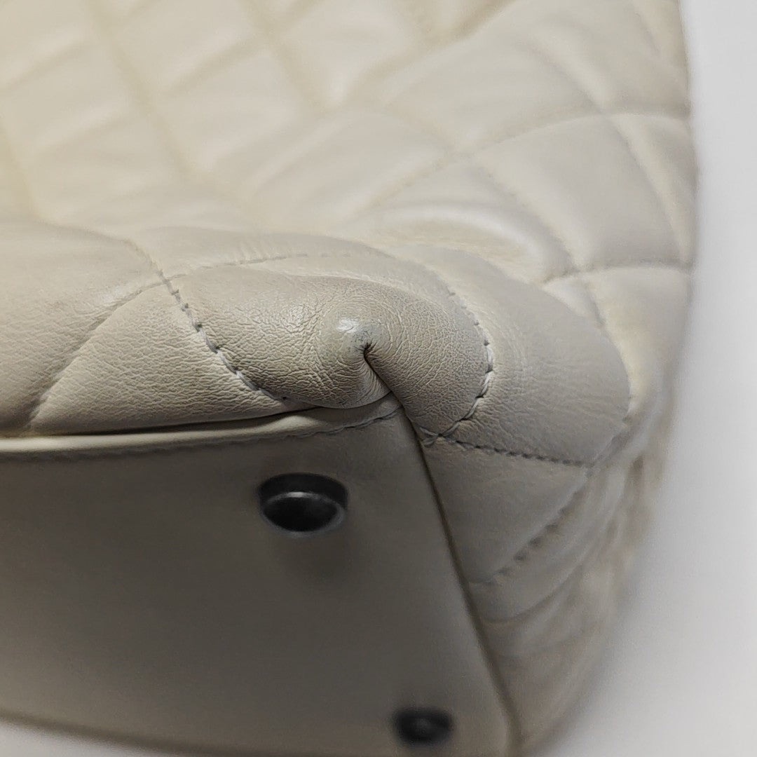 PORTOBELLO Quilted Calfskin White