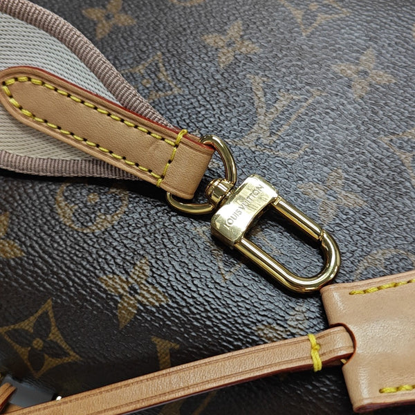 CLUNY PM Monogram Coated Canvas Brown