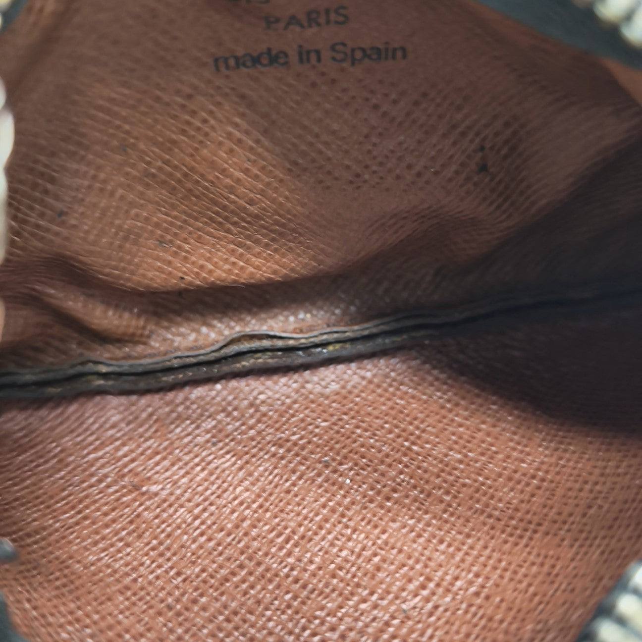 Monogram Coated Canvas Coin Purse Brown