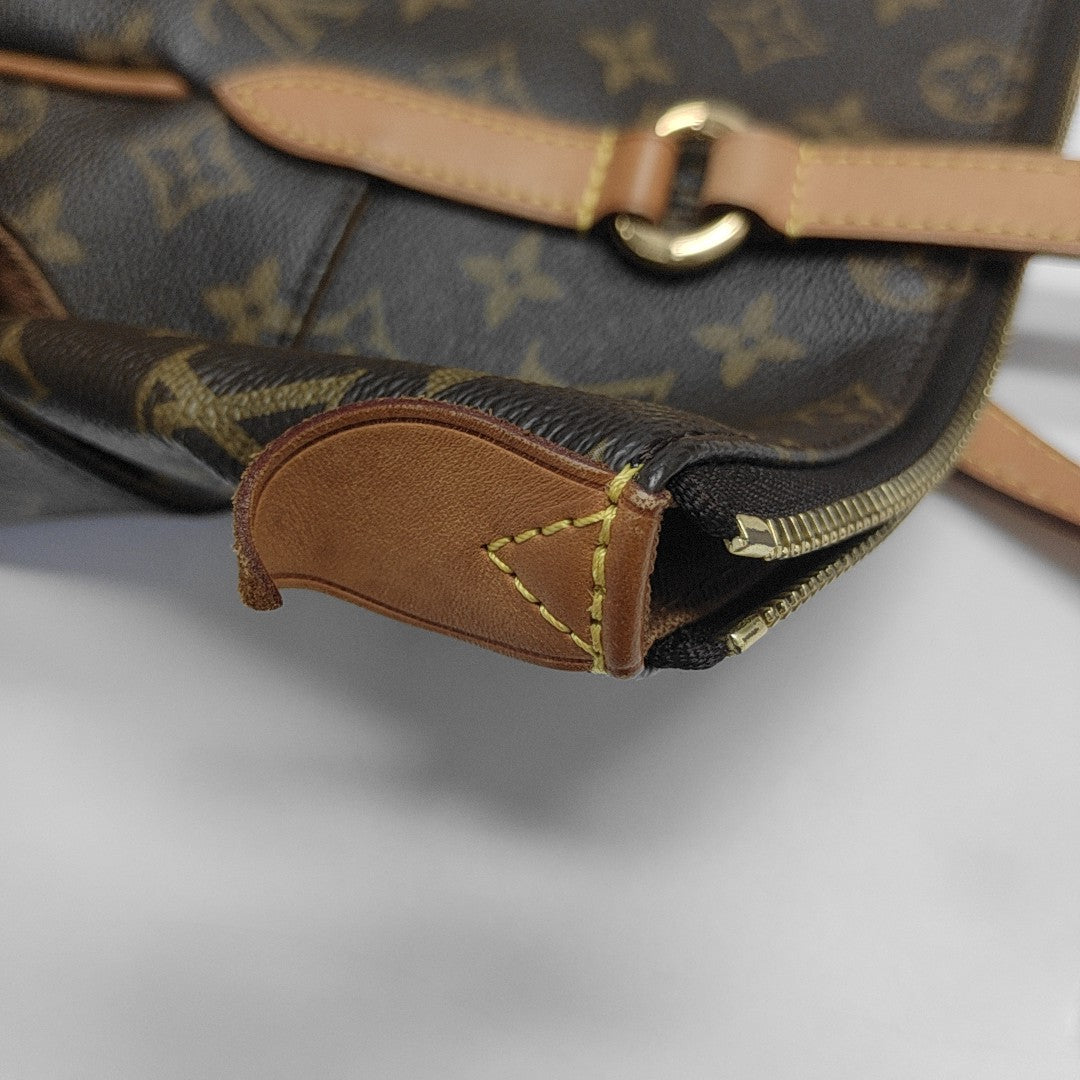 TOTALLY Monogram Coated Canvas Brown