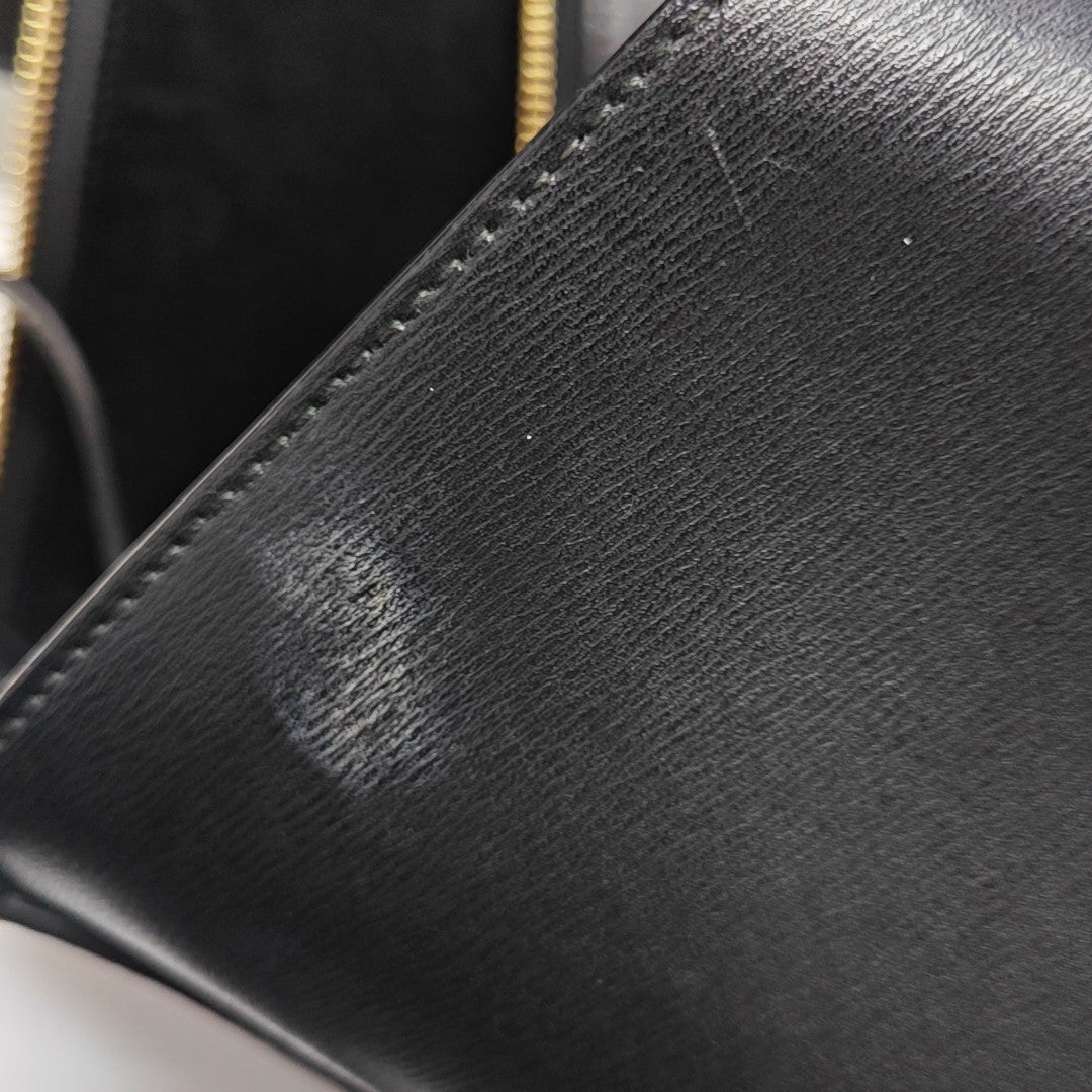 City Quilted Calfskin Black