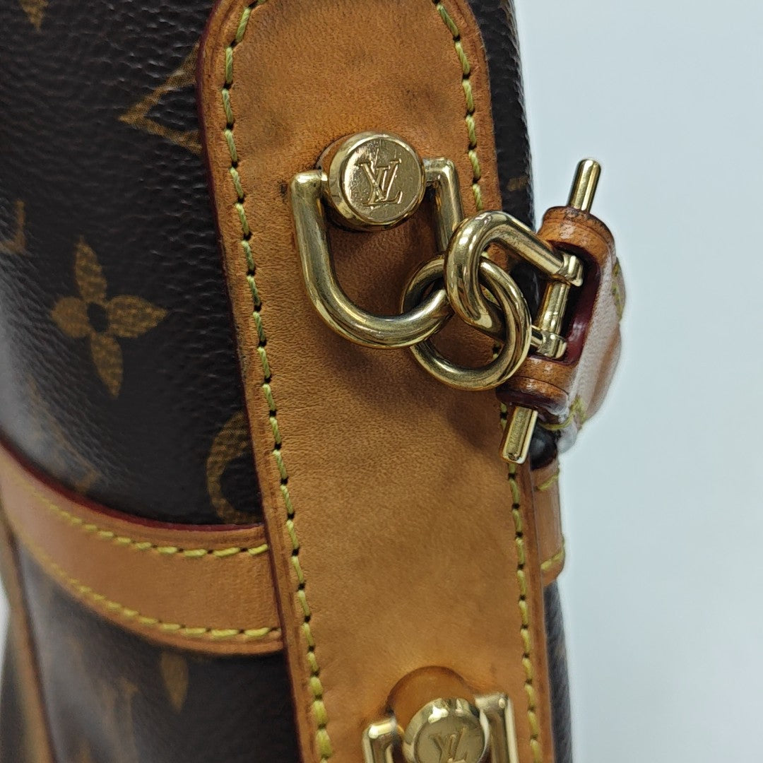 DUFFLE Monogram Coated Canvas Brown