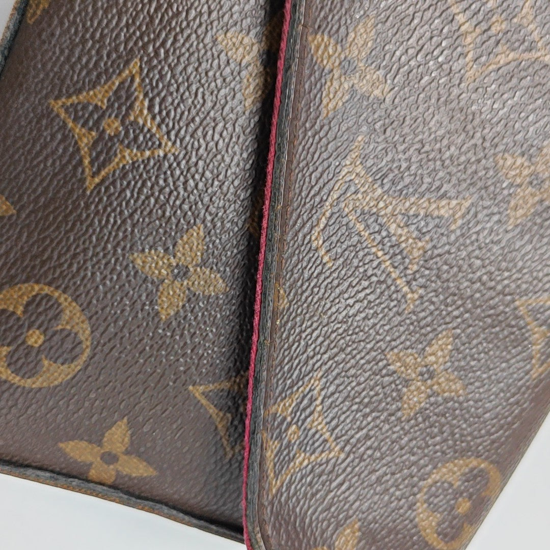 FÉLICIE Monogram Coated Canvas Brown