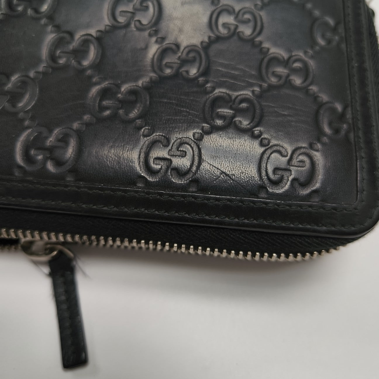 Monogram Calfskin Wallet Black