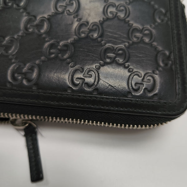Monogram Calfskin Wallet Black