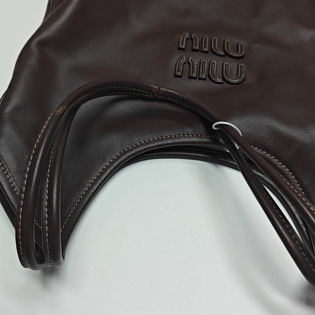 IVY Large Calfskin Brown