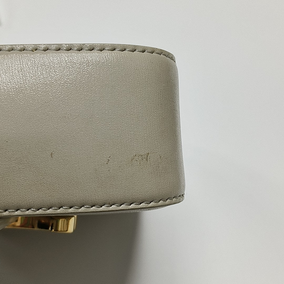 TRIOMPHE Mini Calfskin Beige