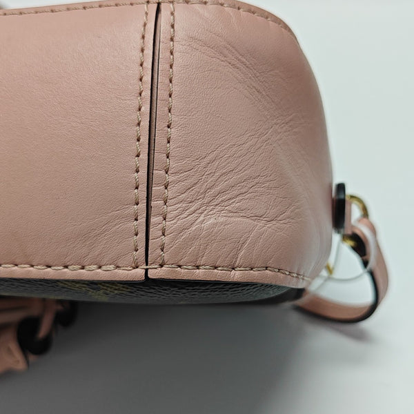 SAINTONGE Monogram Coated Canvas Brown