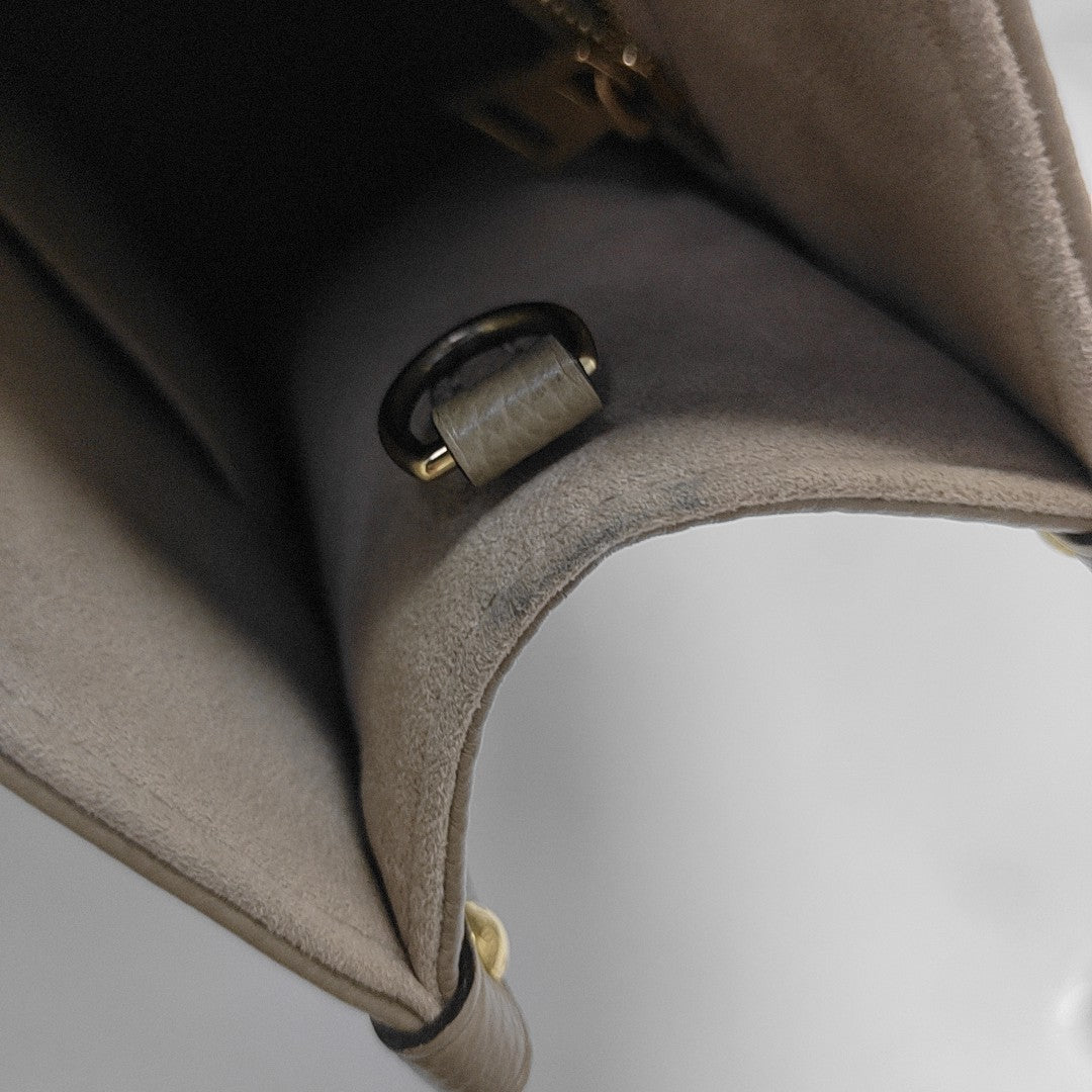 ONTHEGO PM Monogram Calfskin Gray