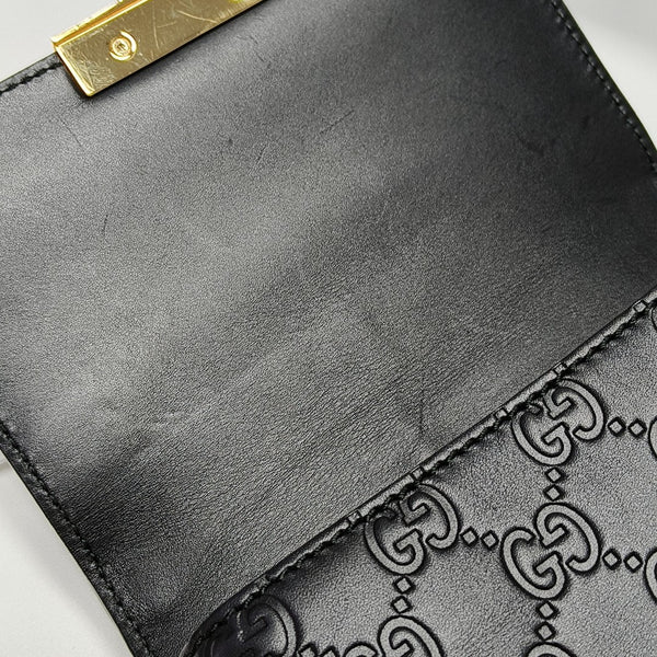 Padlock Mini Monogram Calfskin Black
