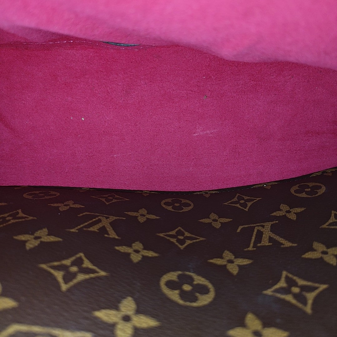 NÉONOÉ MM Monogram Coated Canvas Brown