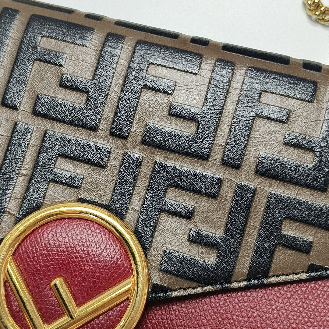 F Is Fendi Calfskin Red