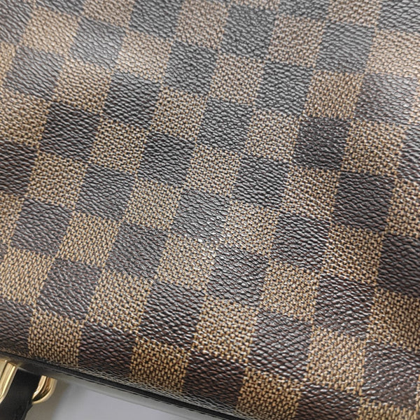 KNIGHTSBRIDGE Damier Ebene Coated Canvas Brown