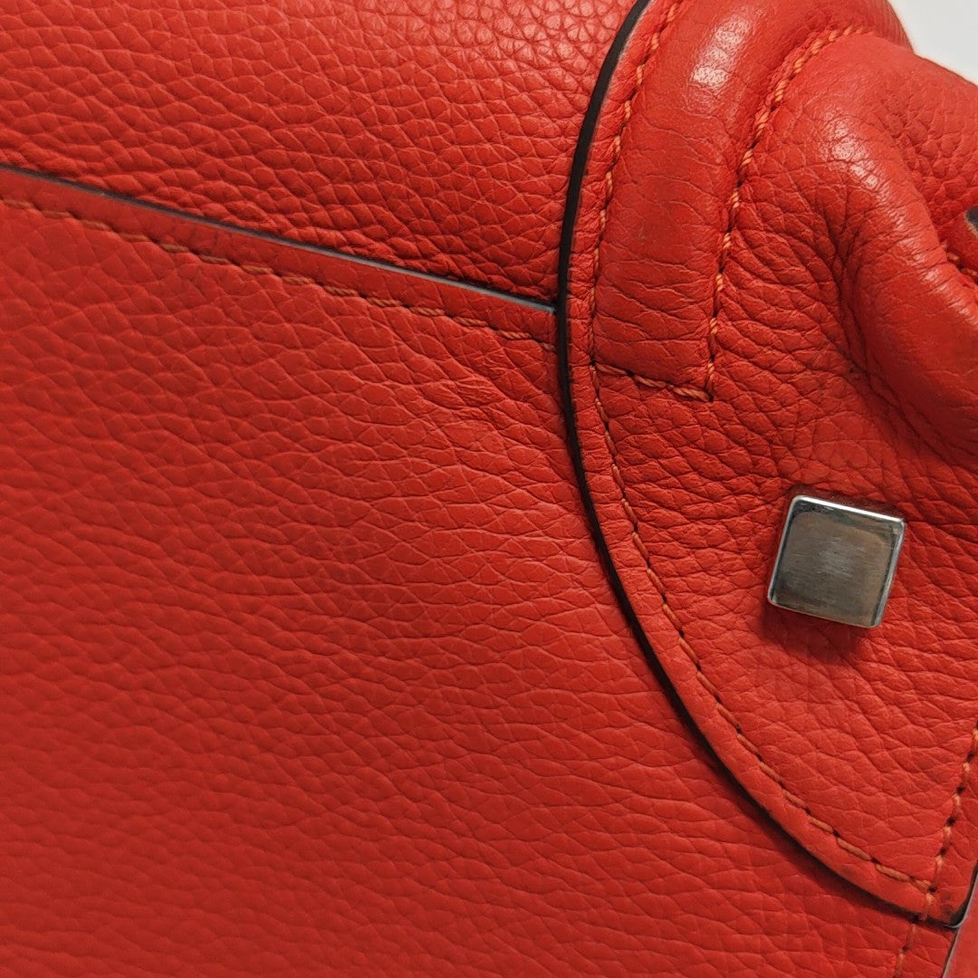 LUGGAGE Mini Calfskin Red