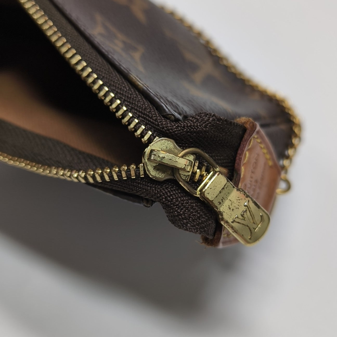 ACCESSOIRES Mini Monogram Coated Canvas Brown