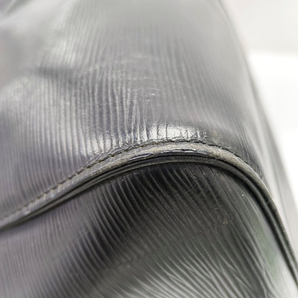 Authenticated pre-owned  KEEPALL 55 Epi Black - Top Handle Bag at Looply