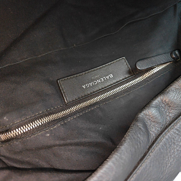 Calfskin Backpack Large Black